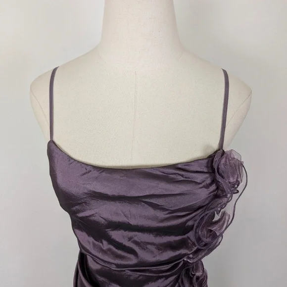 Free with Purchase - Asymmetrical Purple Prom Dress Mini - Picture 6 of 14